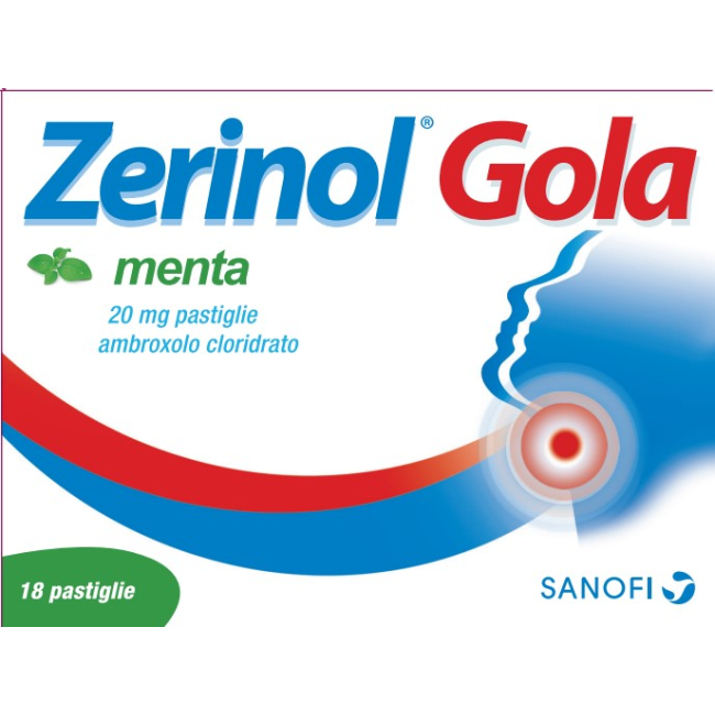 Zerinol Gola20mg Menta 18 Pastiglie