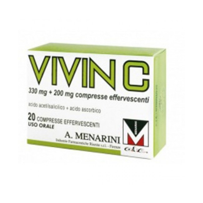 VIVIN C*20CPR EFF 330MG+200MG