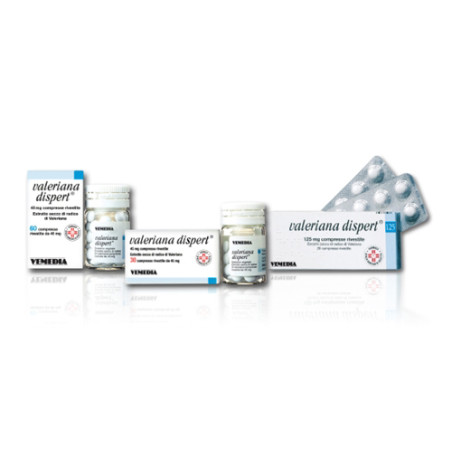 Valeriana Dispert 125mg Integraotre Alimentare 20 Compresse Rivestite