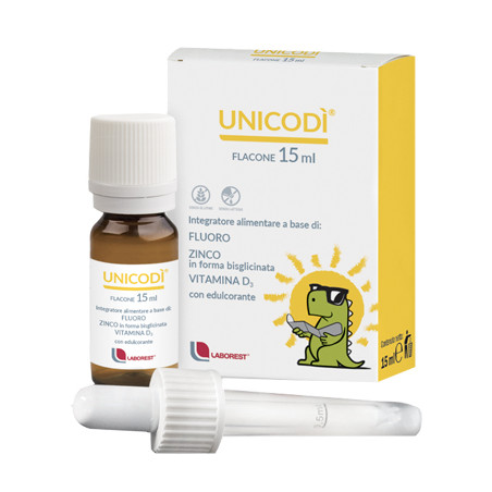 UNICODI' 15 ML  FLUORO ZINCO VITAMINA D3