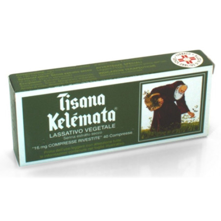 Kelémata Tisana Kelemata 16mg Trattamento Stitichezza Occasionale 40 Compresse Rivestite