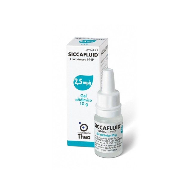 SICCAFLUID*GEL OFT 10G 2,5MG/G