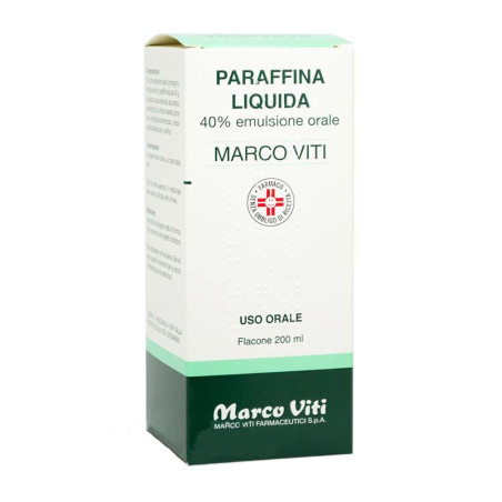 Paraffina Liquida Marco Viti 40% Emulsione Orale 200g