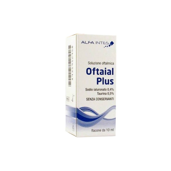 SOLUZIONE OFTALMICA OFTAIAL PLUS ACIDO IALURONICO 0,4% E TAURINA 10ML