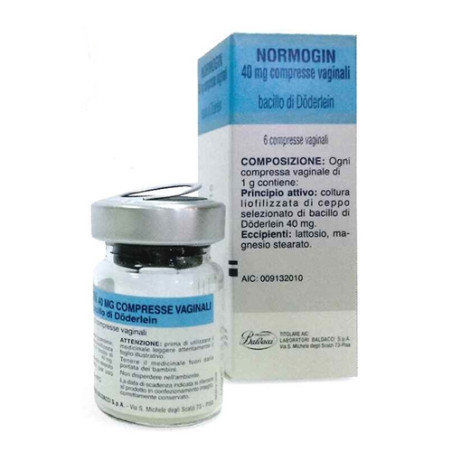 Normogin 40mg Compresse Vaginali 6 Compresse