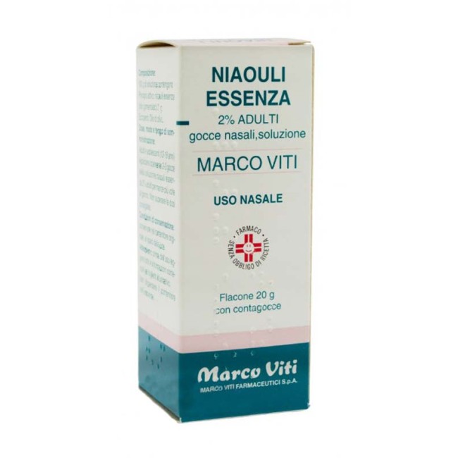 Niaouli Essenza Marco Viti 2% Gocce Nasali 20g