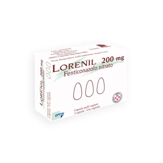 Lorenil 200mg Capsule Molli Vaginali 3 Capsule