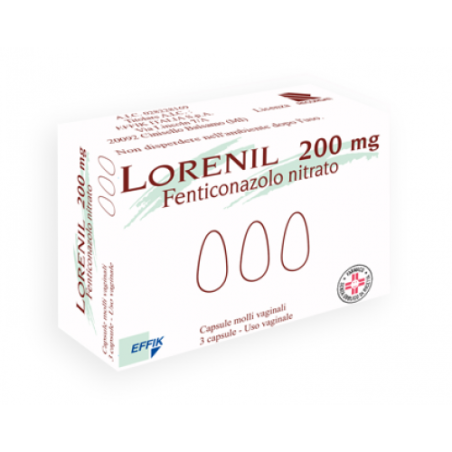 Lorenil 200mg Capsule Molli Vaginali 3 Capsule