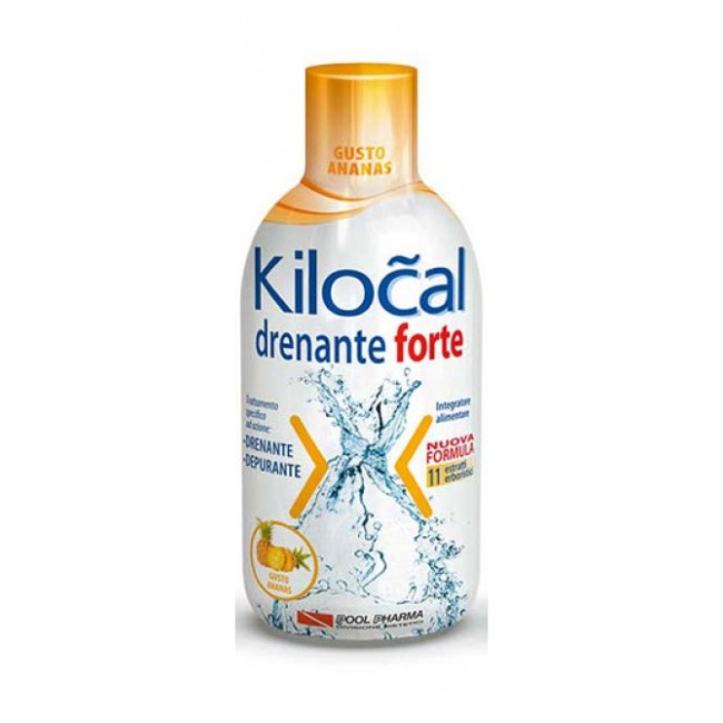 Kilocal Drenante Forte Gusto Ananas Integratore Alimentare 500ml