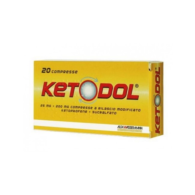 KETODOL*20CPR 25MG+200MG